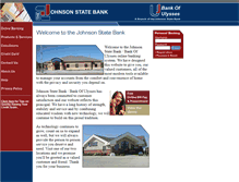 Tablet Screenshot of johnsonstatebank.com